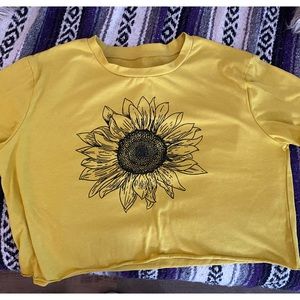 Large sunflower shirt
